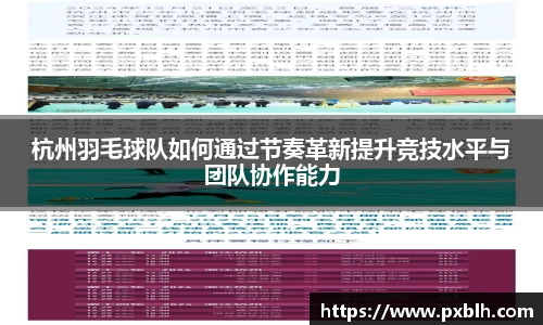 杭州羽毛球队如何通过节奏革新提升竞技水平与团队协作能力