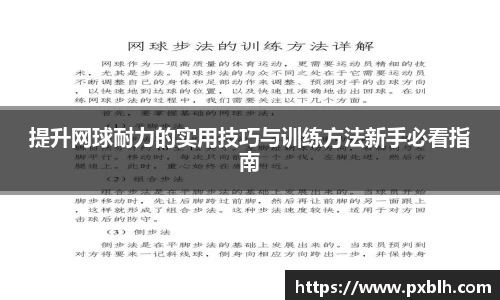 提升网球耐力的实用技巧与训练方法新手必看指南