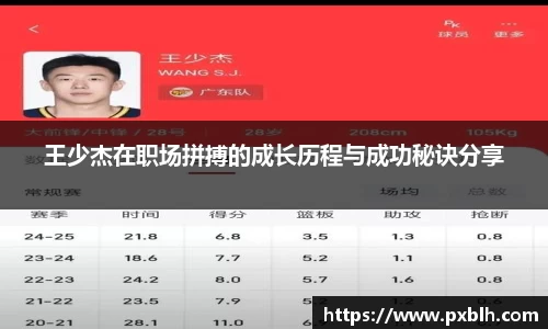 王少杰在职场拼搏的成长历程与成功秘诀分享